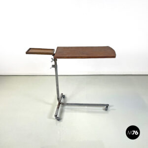 Tavolo da tecnigrafo in legno e metallo, 1960 ca.