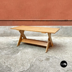 Tavolo da pranzo Crate di Gerrit Rietveld per Cassina, 1980 ca.