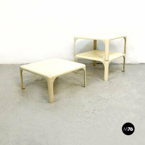 Tavoli da caffè Demetrio 45 di Vico Magistretti per Artemide, 1960 ca.