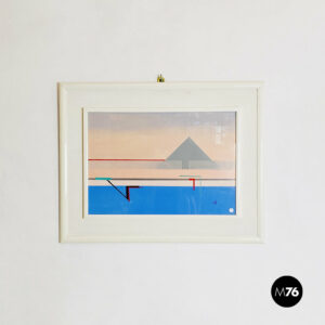 Quadro con composizione geometrica, 1980 ca.