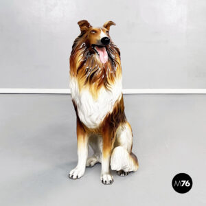 Scultura in ceramica di cane pastore scozzese,  1970 ca.