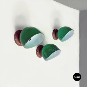 Applique in vetro verde, 1930 ca.