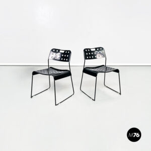 Sedie Omstak di Rodney Kinsman per Bieffeplast,  1970 ca.