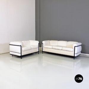 Divani LC2 di Le Corbusier, Jeanneret e Perriand per Cassina, 1980 ca.