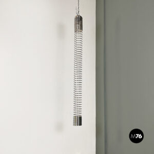 Lampadario Molla di Angelo Mangiarotti per Candle, 1970 ca.