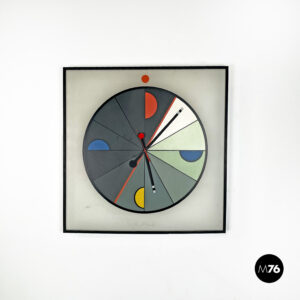 Orologio da parete di Kurt B. Delbanco per Morphos, 1980 ca.