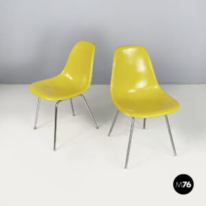 Sedie Shell Chairs di Charles e Ray Eames per Herman Miller, 1970 ca.