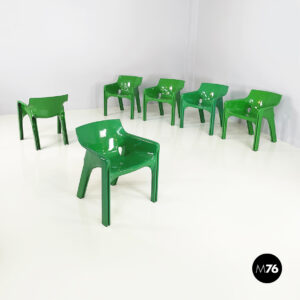 Sedie Gaudi di Vico Magistretti per Artemide, 1970 ca.