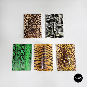 Decorazioni da parete Zoo Geometrico di Claudio Parmiggiani, 1970 ca.