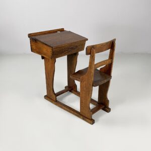 Banco di scuola in legno, 1930 ca.