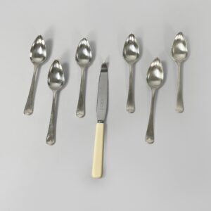 Coltello e cucchiai da pompelmo di George Buttler & Co., 1950 ca.