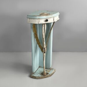 Consolle angolare in legno, 1940 ca.