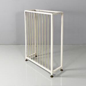 Copricalorifero in metallo bianco, 1950 ca.