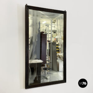 Specchio da parete in legno grissinato, 1930 ca.