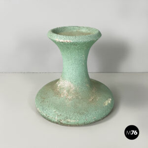 Rialzo per vaso in cemento verde acqua, 1950 ca.