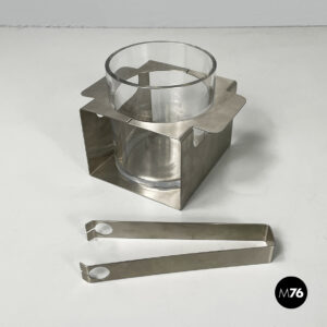 Secchiello per ghiaccio con pinze di Zani & Zani, 1980 ca.