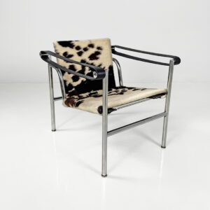 Poltrona LC1 di Le Corbusier, Pierre Jeanneret e Charlotte Perriand per Cassina, 1970 ca.