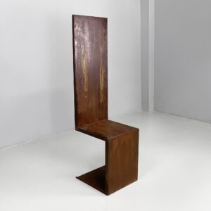 Sedia in ferro, 1980 ca.