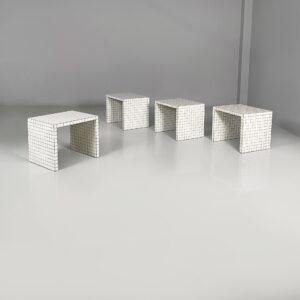 Sgabelli Quaderna di Design Superstudio per Zanotta, 1970 ca.