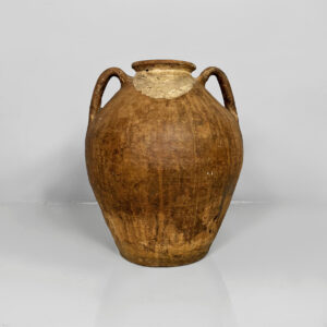 Vaso in terracotta con asole, 1950 ca.