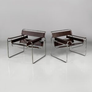 Poltrone Wassily di Marcel Breuer per Gavina, 1960 ca.