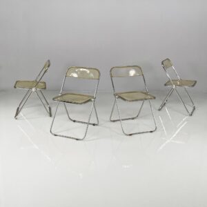 Sedie Plia di Giancarlo Piretti per Anonima Castelli, 1970 ca.