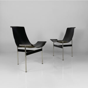 Sedie T di Katavolos, Kelley e Littell per ICF De Padova, 1960 ca.