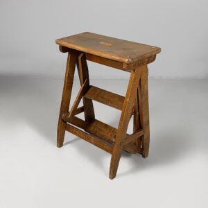 Sgabello scala in legno, 1930 ca.