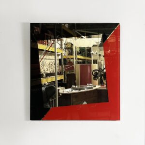 Specchio da parete di Carmi per Acerbis, 1980 ca.