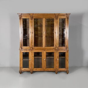 Credenza in legno e vetro, 1930 ca.