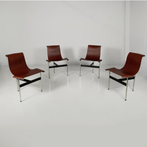 Sedie T di Katavolos, Kelley e Littell per ICF De Padova, 1960 ca.