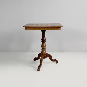 Tavolo scacchiera in legno, 1930 ca.