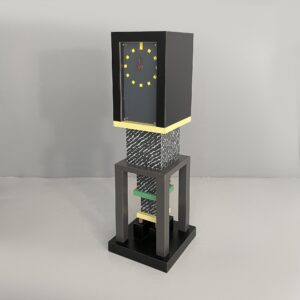 Orologio da tavolo Metropole di George J. Sowden per Memphis, 1982