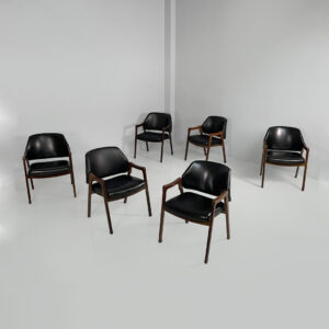 Sedie 814 di Ico e Luisa Parisi per Cassina, 1960 ca.