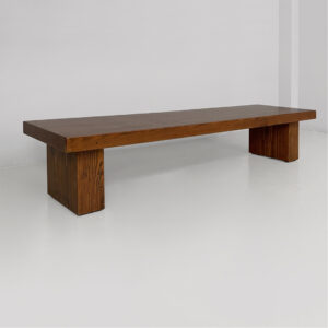 Panca in legno, 1970 ca.