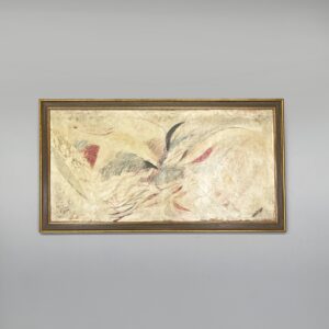 Quadro astratto a tecnica mista, 1982