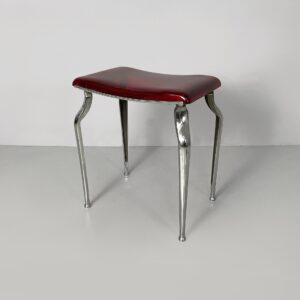 Sgabello in bachelite e metallo, 1930 ca.