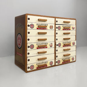 Cassettiera da cucito Filofort in legno, 1960 ca.