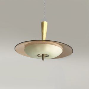 Lampadario 1462 di Max Ingrand per Fontana Arte, 1950 ca.