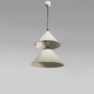 Lampadario Pascal di Vico Magistretti per Oluce, 1980 ca.