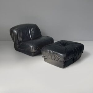 Poltrona e pouf Patate di Airborne, 1970 ca.