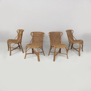 Sedie in rattan, 1930 ca.