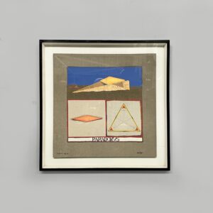 Quadro di Lucio del Pezzo per Tisettanta, 1970 ca.