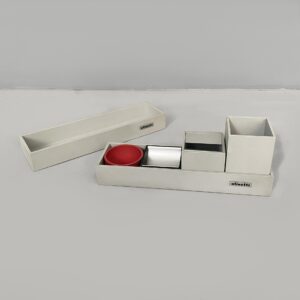 Set da scrivania di Bruno Munari per Olivetti, 1960 ca.